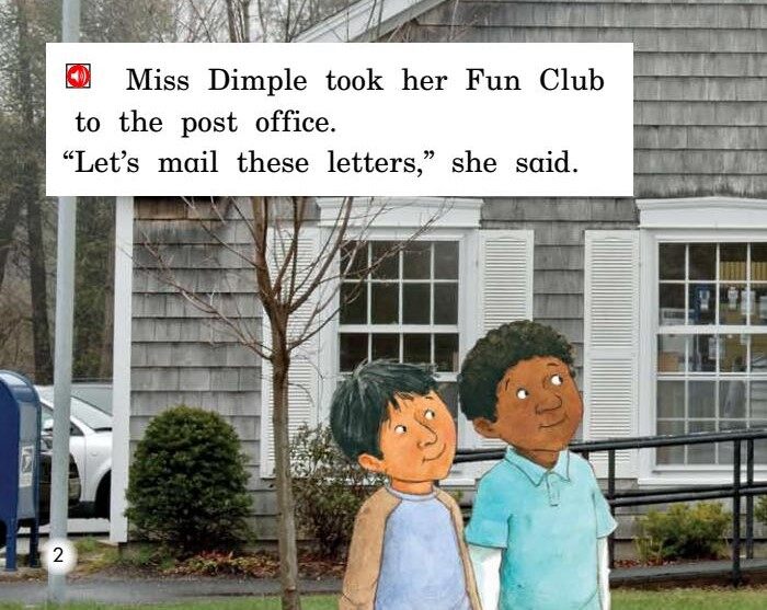 The Fun Club goes to the Post Office绘本故事第3页