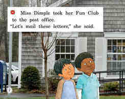 The Fun Club goes to the Post Office绘本故事第3页