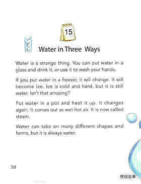  Water in Three Ways绘本故事第2页