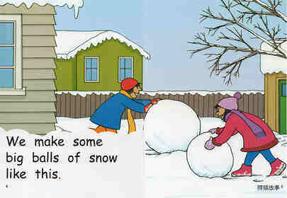 make a snowman绘本故事第4页