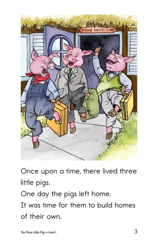 The Three Little Pigs绘本故事第3页