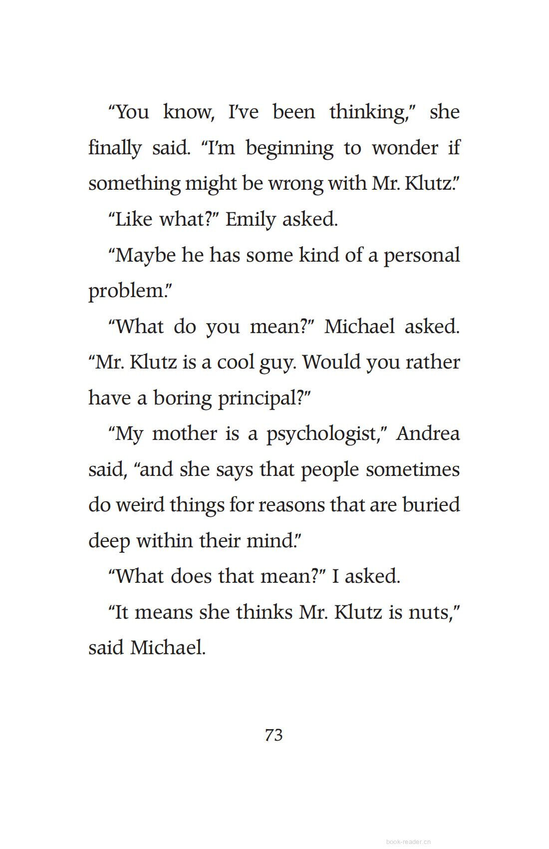 Chapter10 Mr. Klutz Is Getting Weirder绘本故事第5页