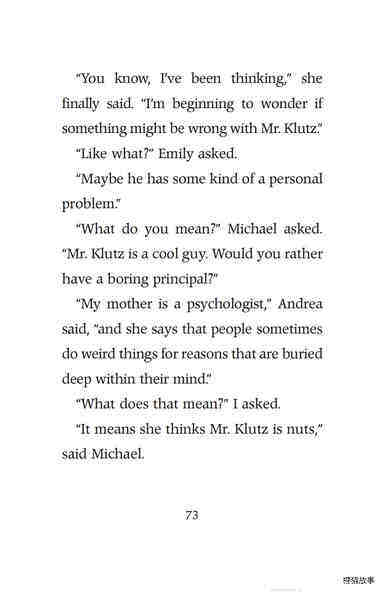 Chapter10 Mr. Klutz Is Getting Weirder绘本故事第5页