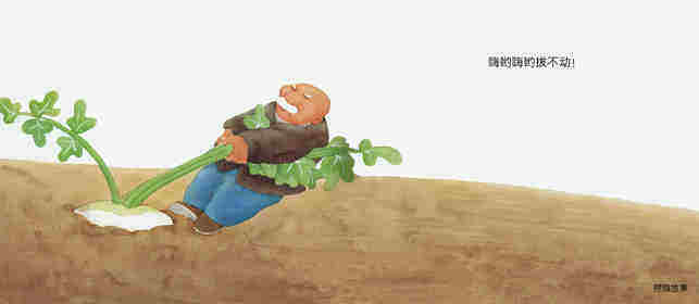拔呀拔呀拔萝卜绘本故事第3页