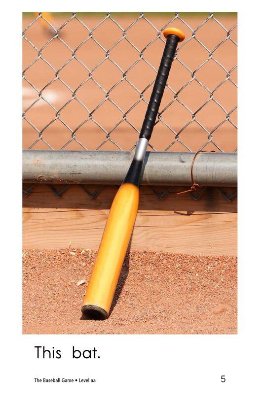 The Baseball Game绘本故事第5页
