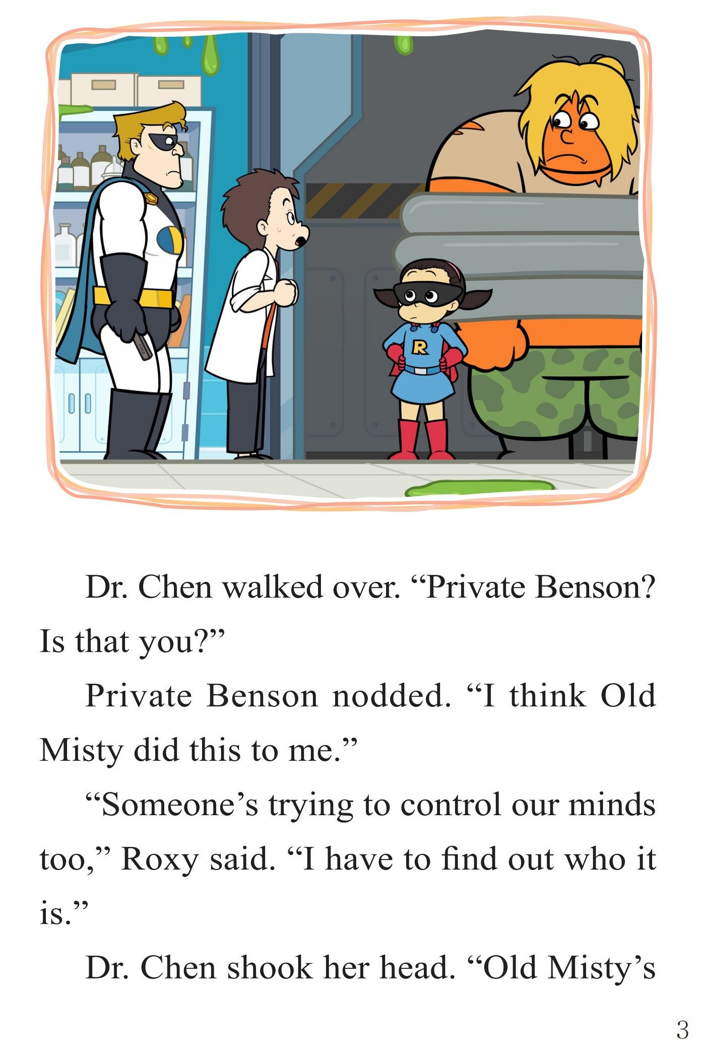 Superhero Talk绘本故事第5页