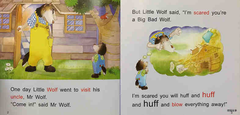 Big Bad Wolf绘本故事第3页