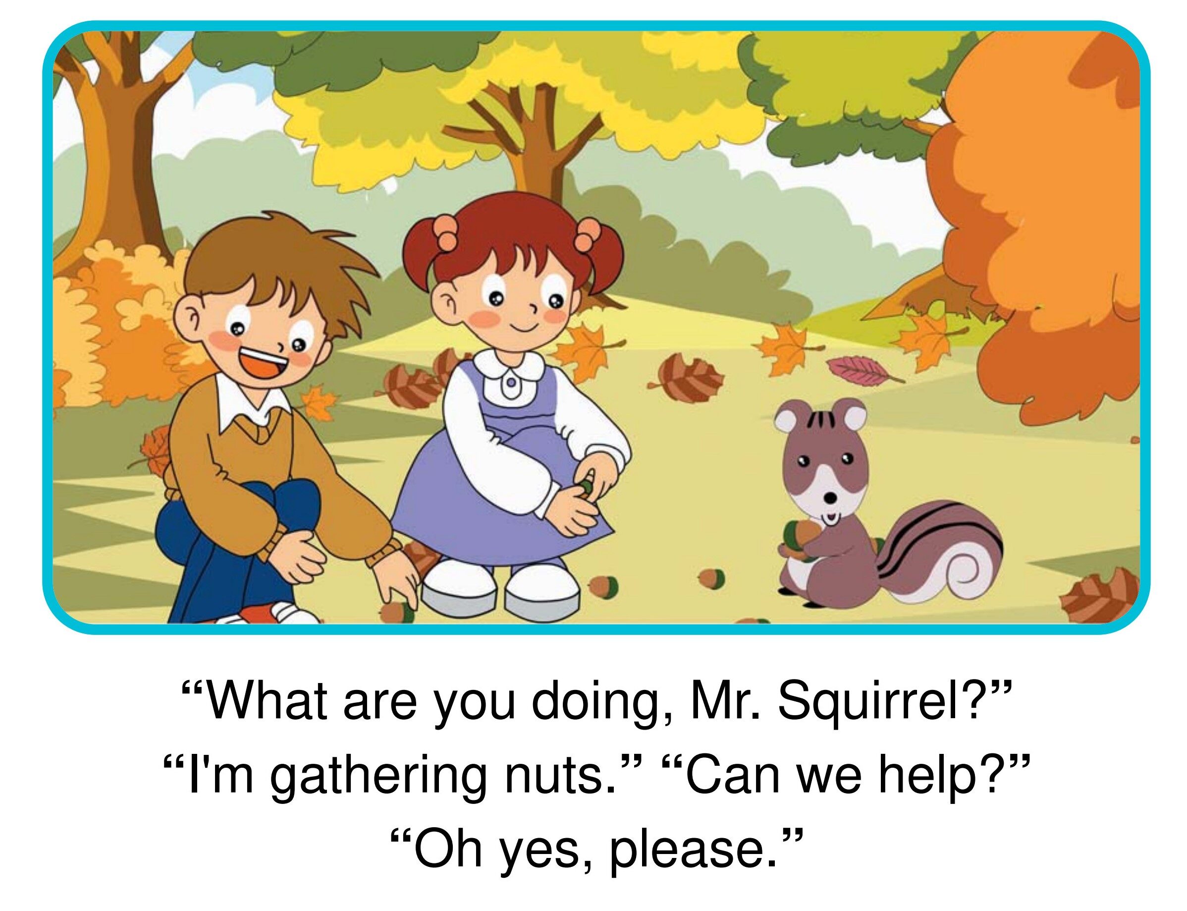 One Fall Day绘本故事第4页