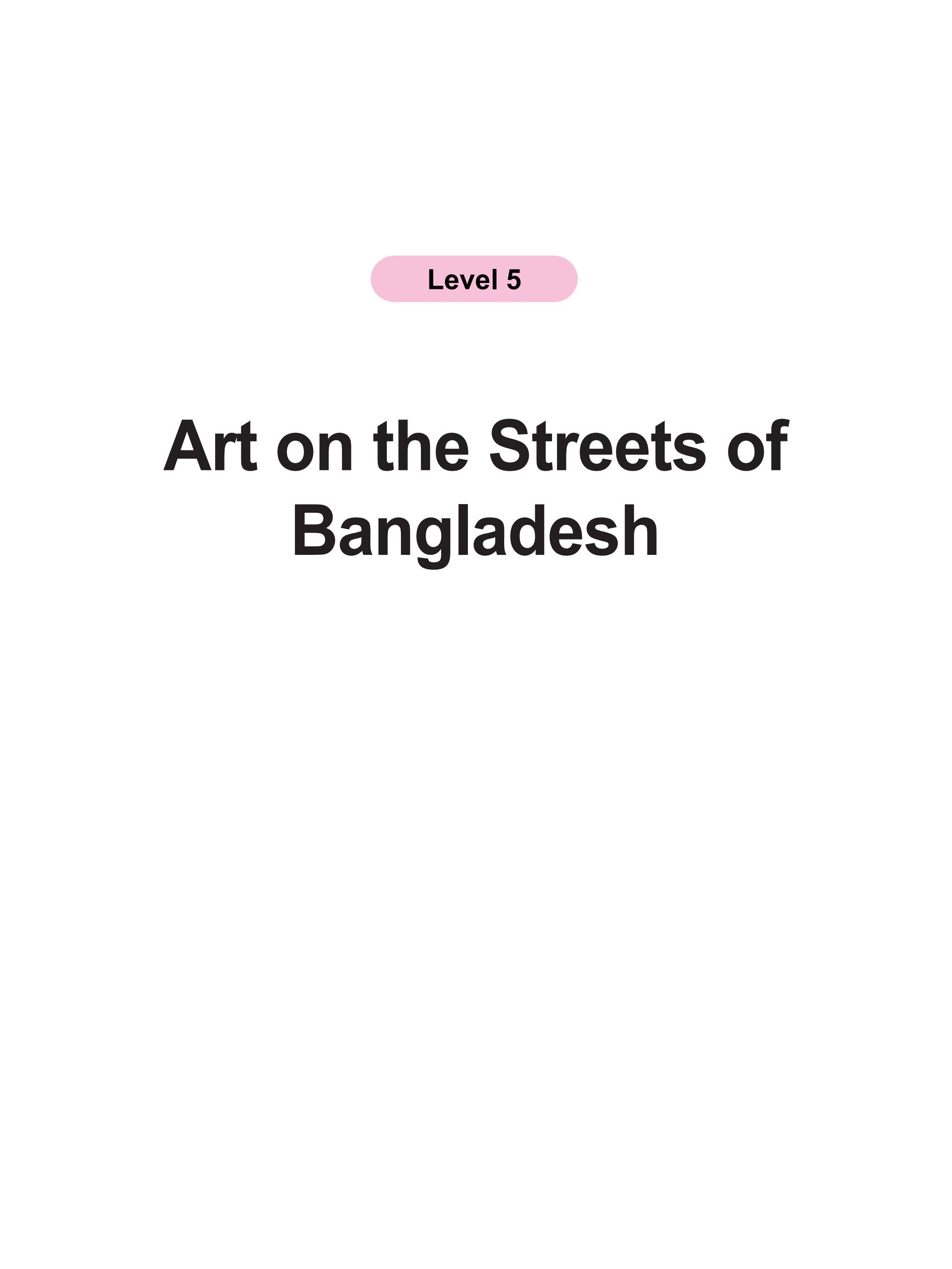 Art on the Streets of Bangladesh绘本故事第2页