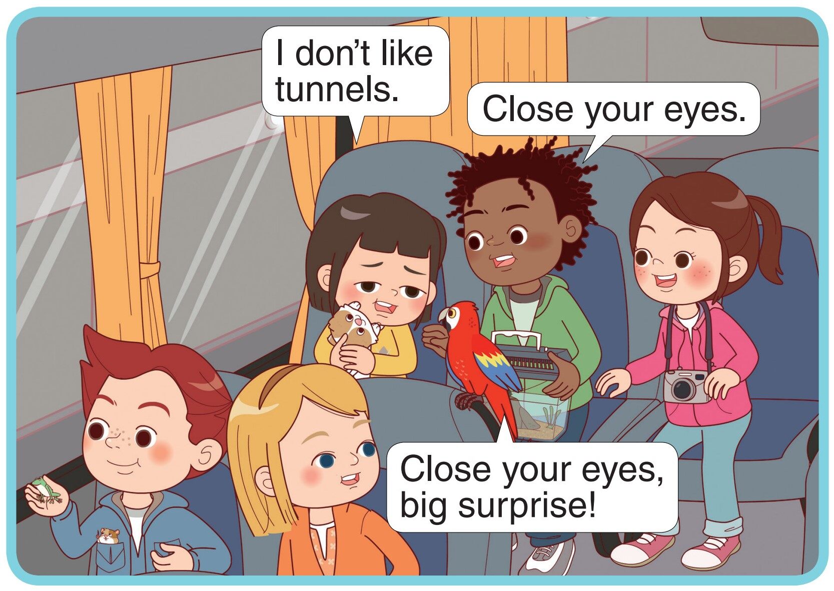 The Trip to the Zoo绘本故事第4页