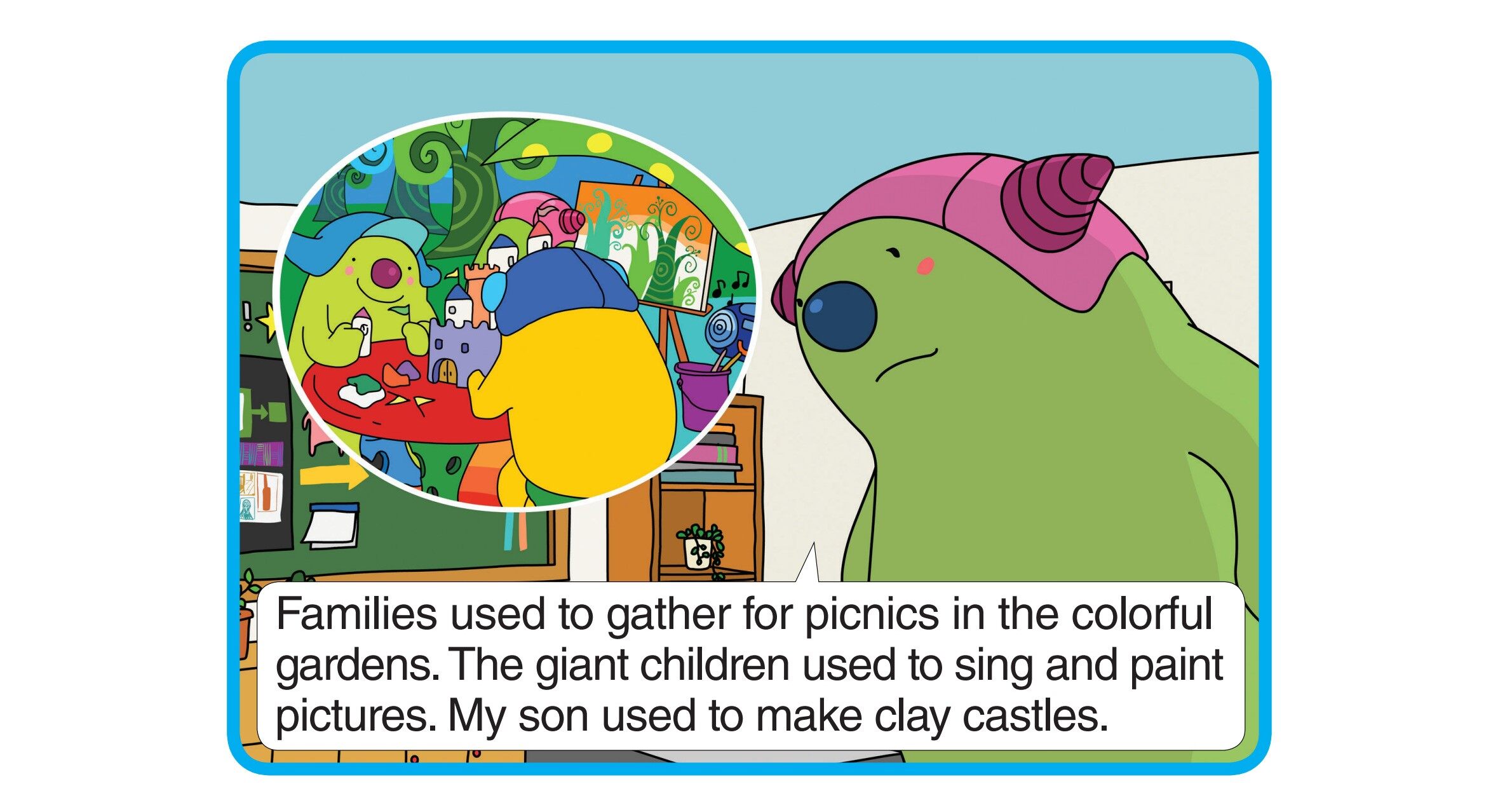 A Gaint Surprise绘本故事第5页