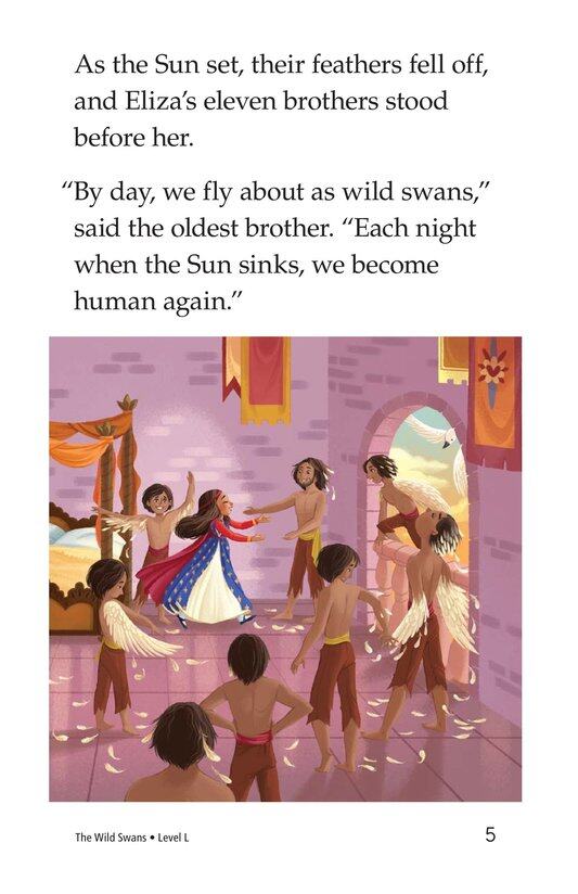 The Wild Swans绘本故事第5页