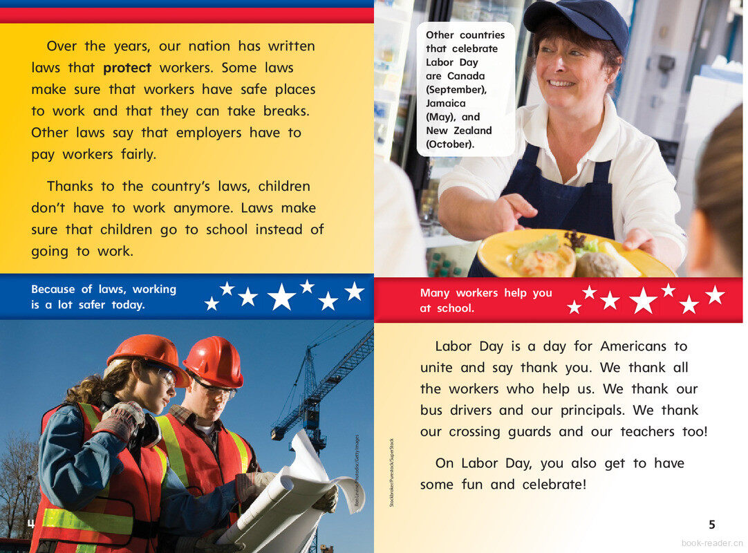 G1 Bey U6W5 It's Labor Day!绘本故事第5页