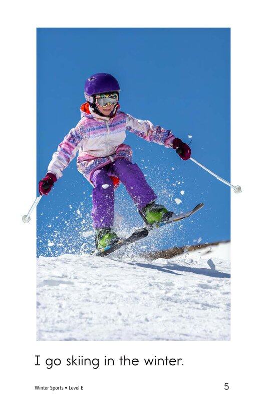 Winter Sports绘本故事第5页