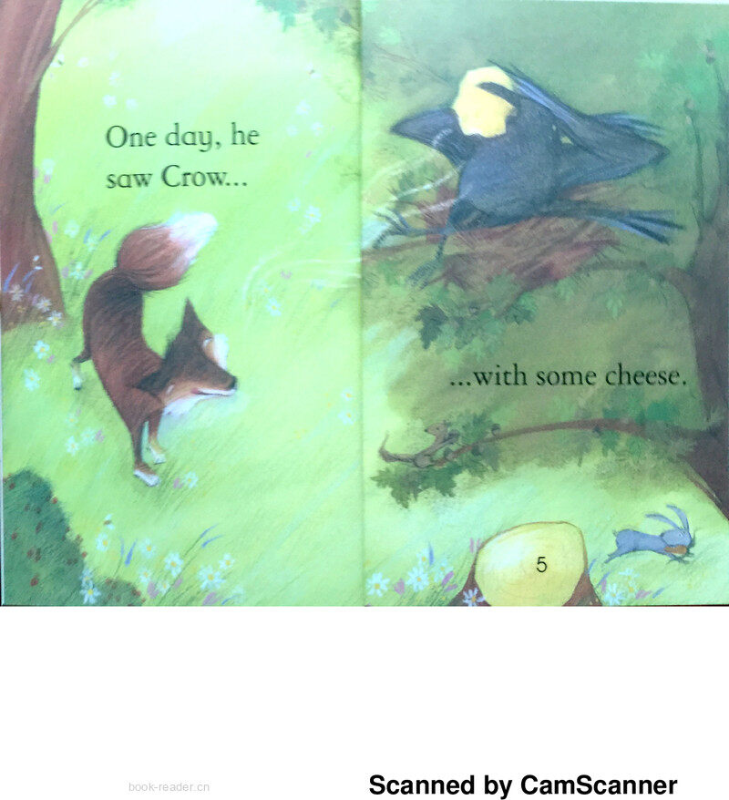 The Fox and the Crow绘本故事第4页