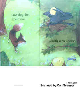 The Fox and the Crow绘本故事第4页