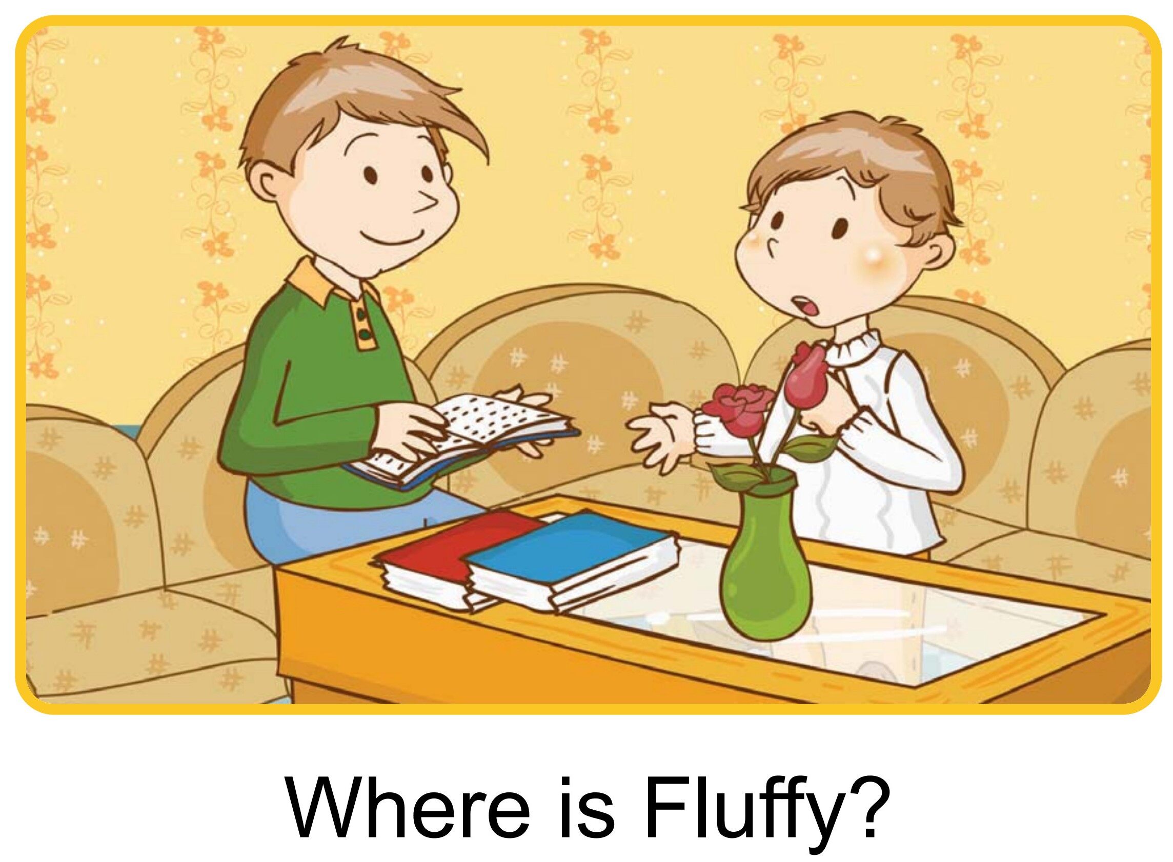Where Is Fluffy?绘本故事第4页