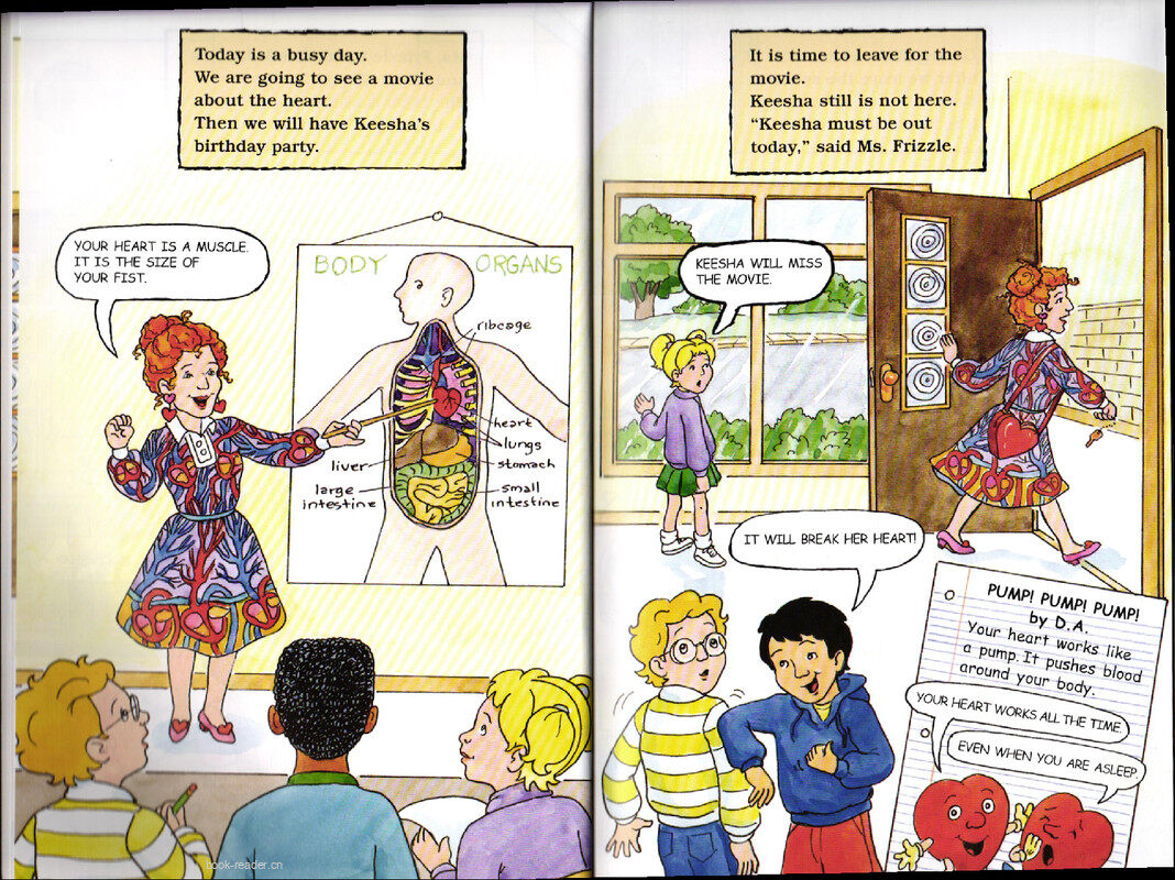 Magic School Bus Has a Heart绘本故事第4页