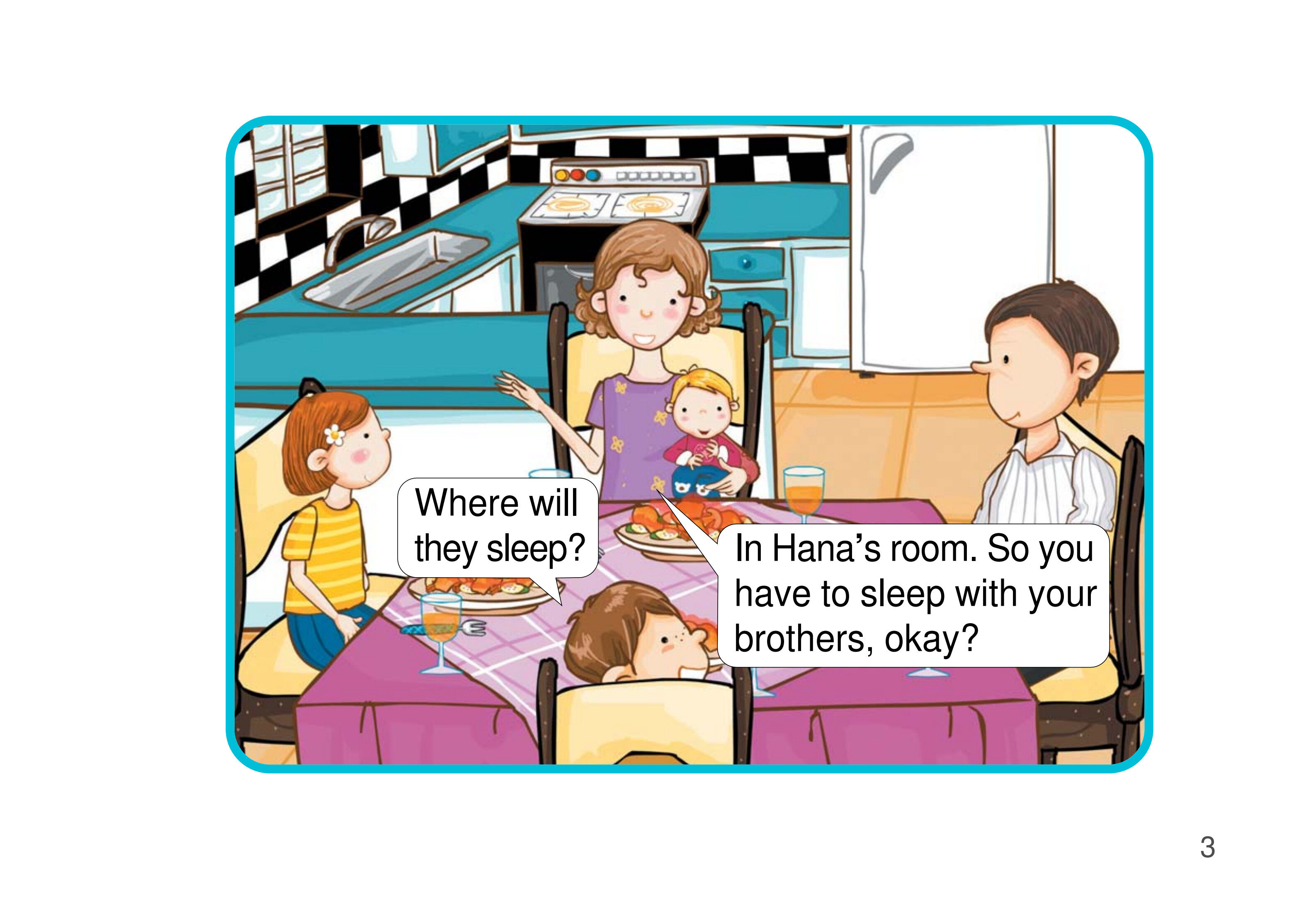 A Visit from Sunny and Tom绘本故事第4页