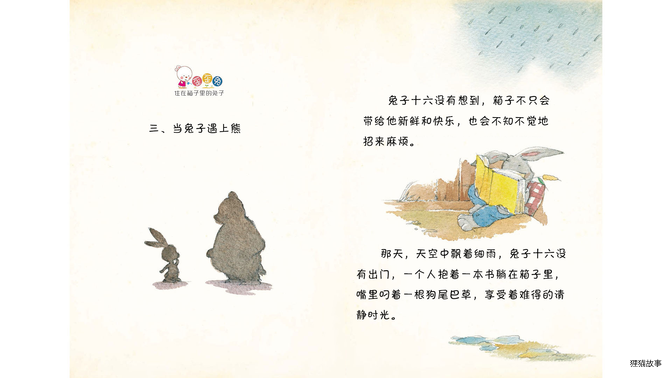 当兔子遇上熊绘本故事第2页