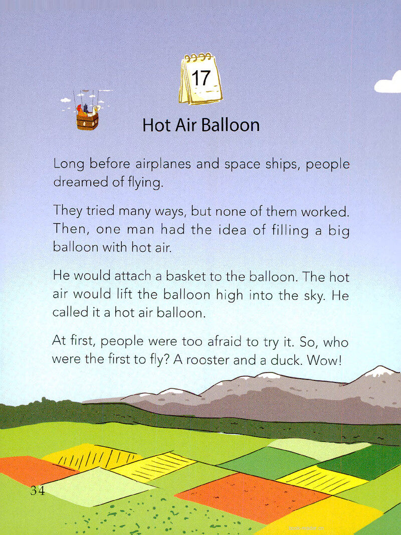 Hot Air Balloon绘本故事第2页