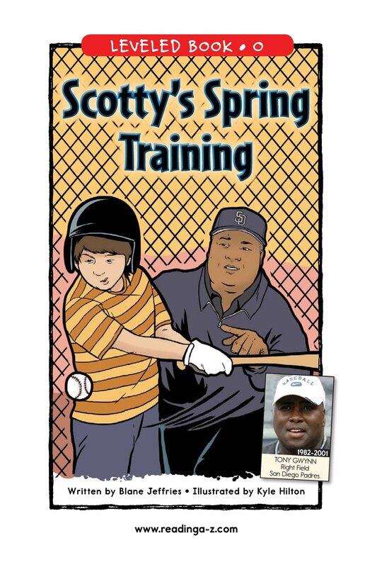 Scotty's Spring Training绘本故事第2页