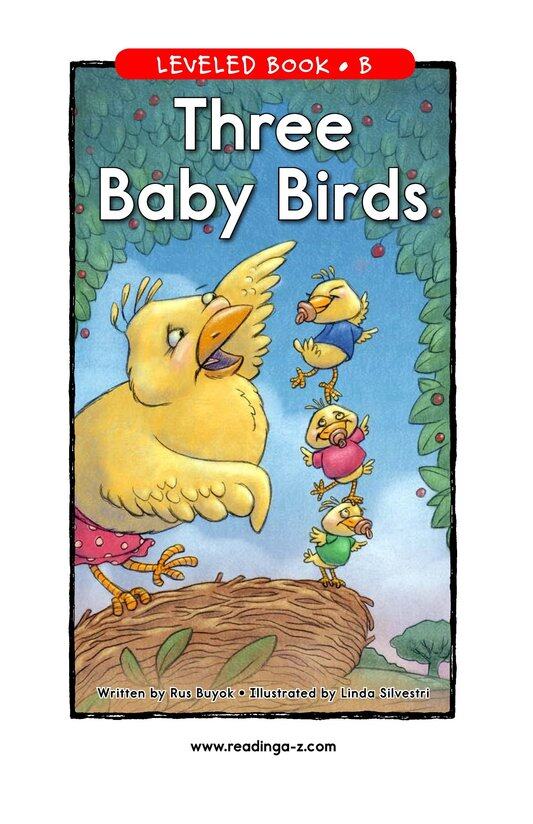 Three Baby Birds绘本故事第2页
