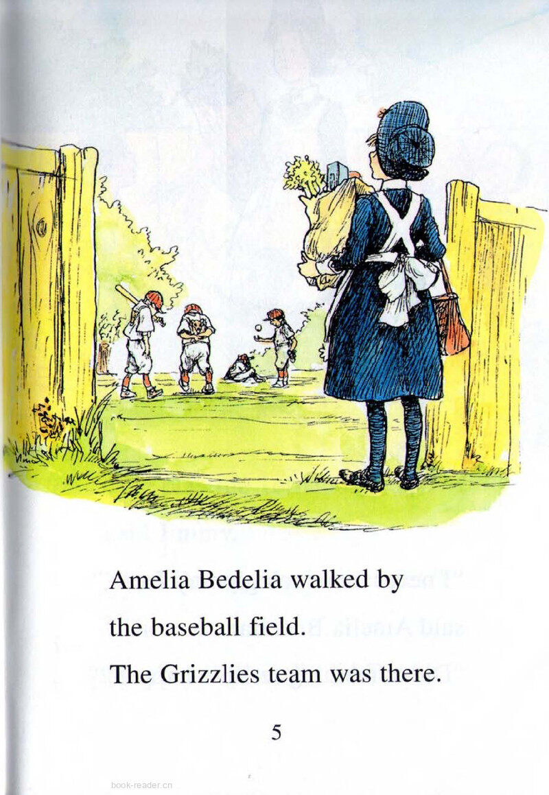 Amelia Bedelia Play Ball绘本故事第3页