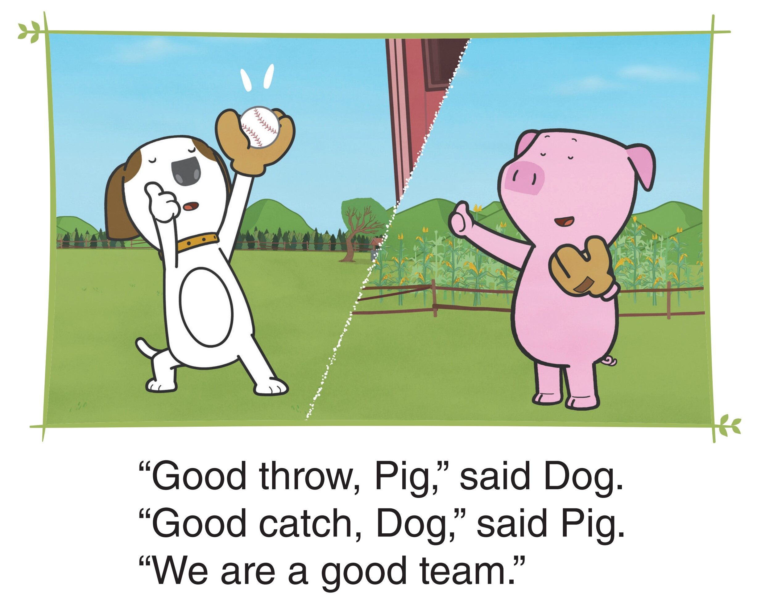 Playing Catch绘本故事第3页