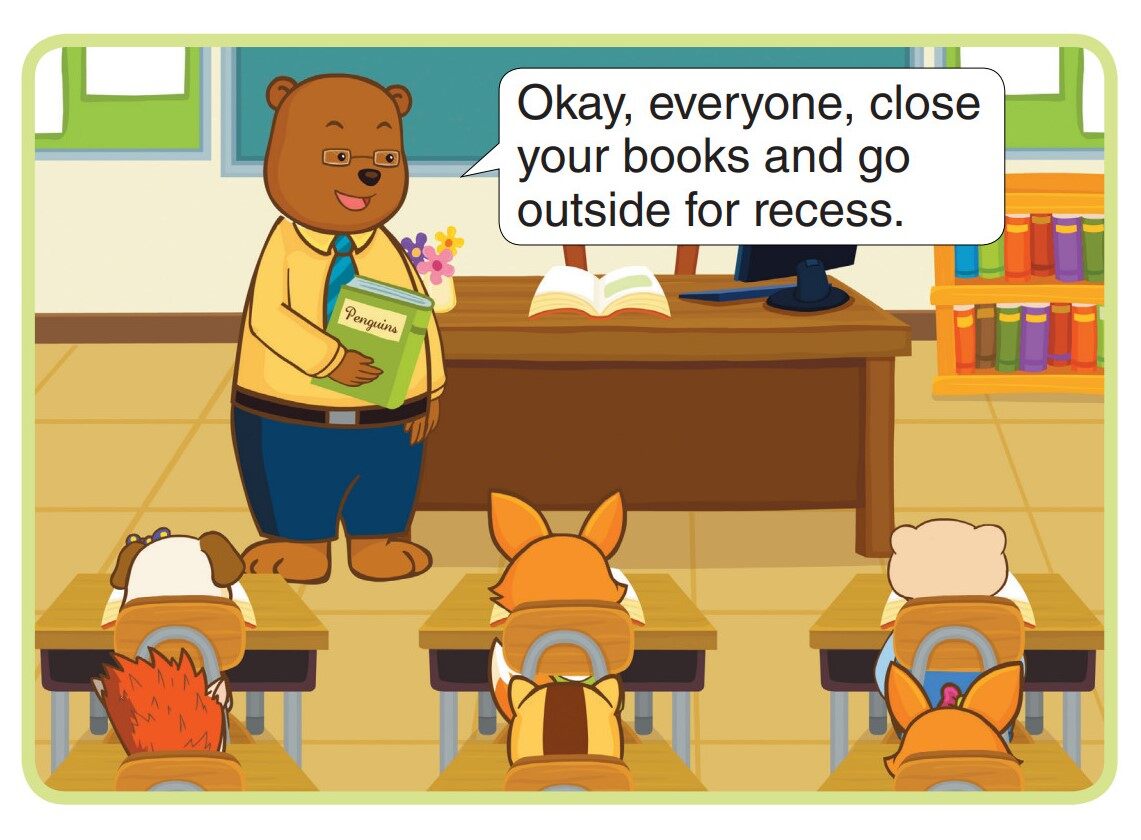 Recess Rescue绘本故事第2页