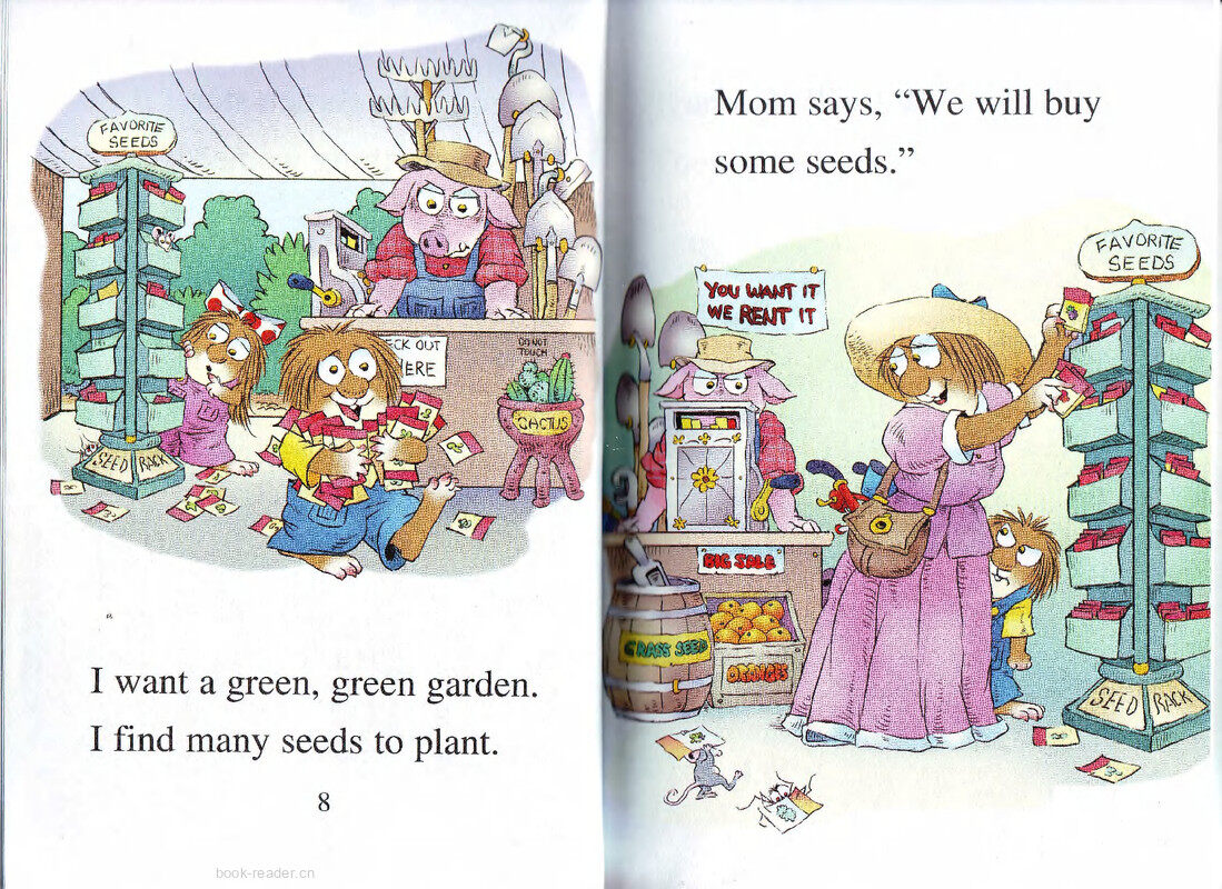 A green green garden绘本故事第4页