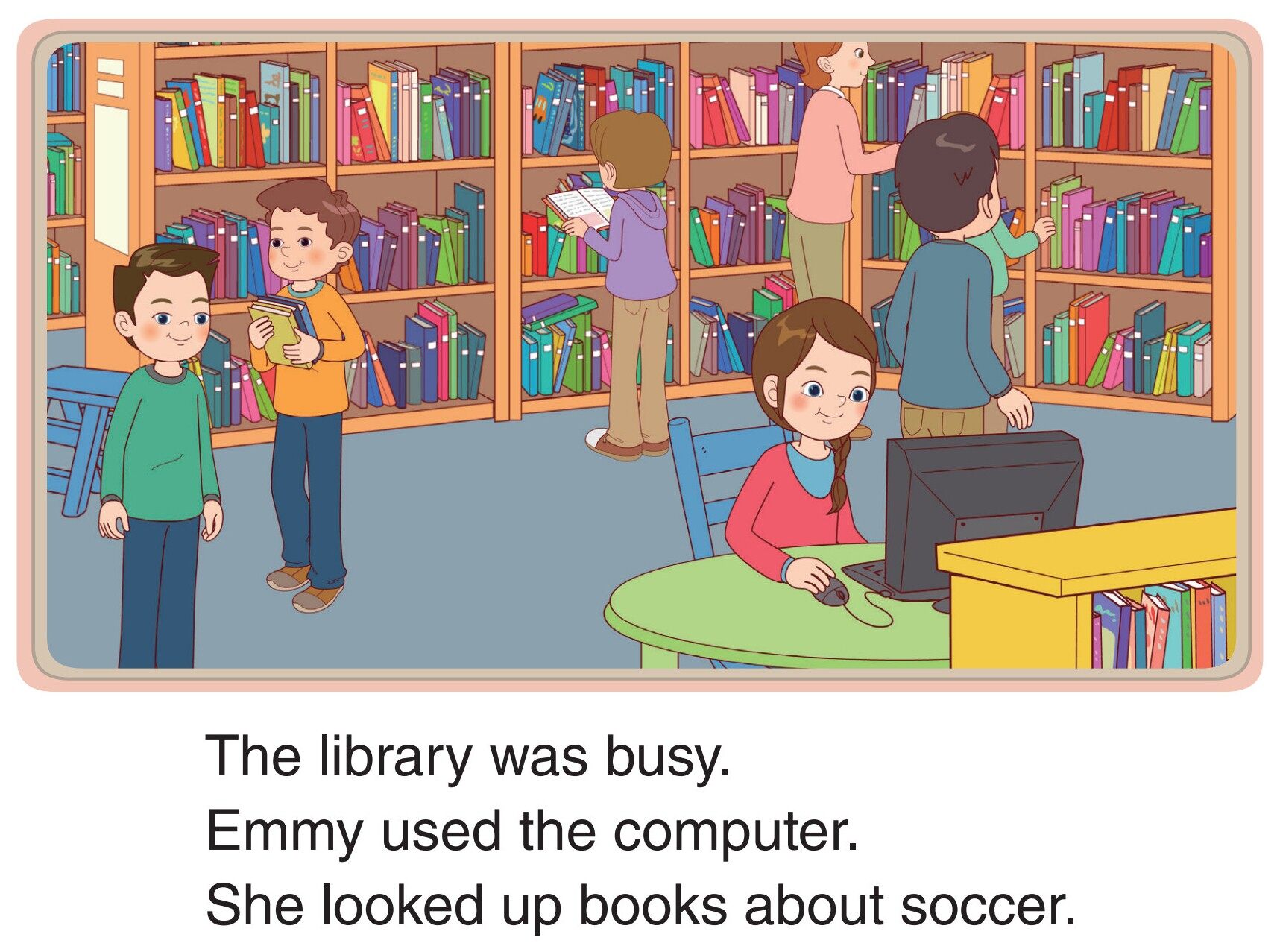 Oliver's Library Book绘本故事第4页