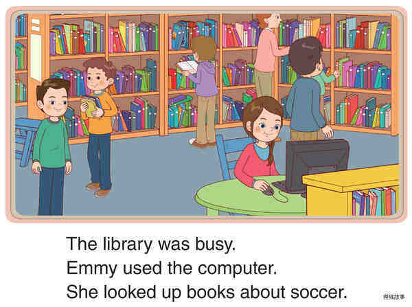 Oliver's Library Book绘本故事第4页