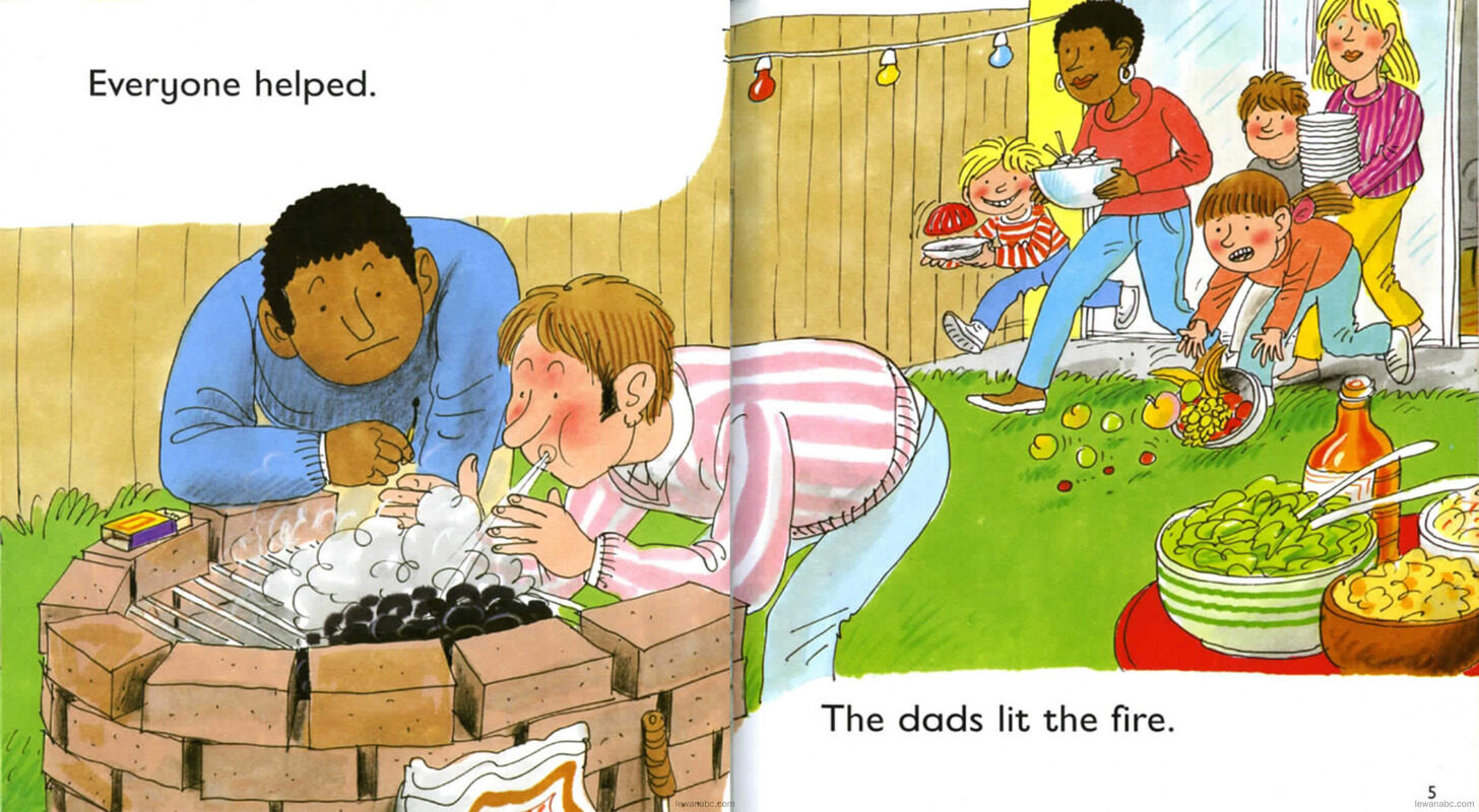 The Barbecue绘本故事第5页