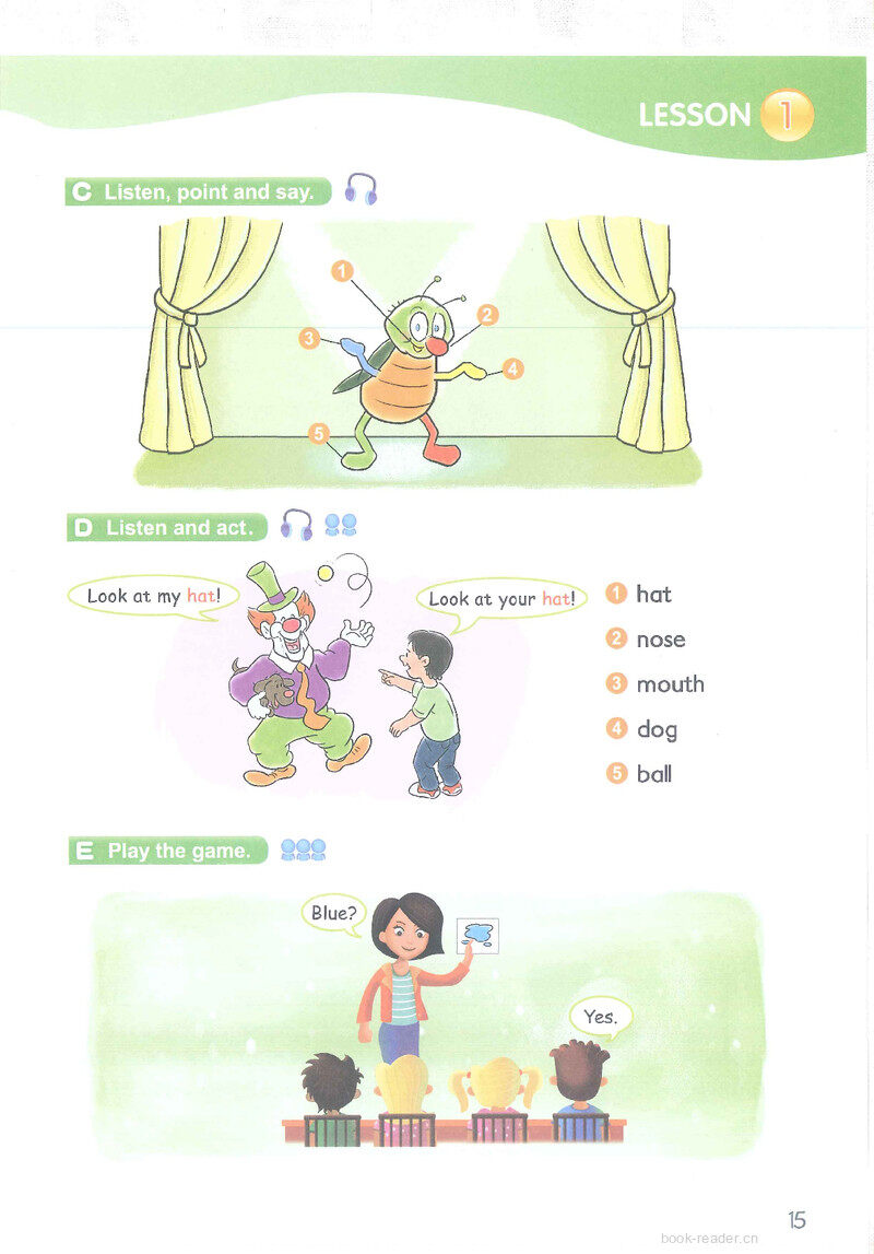 3 Look at your red nose!绘本故事第3页