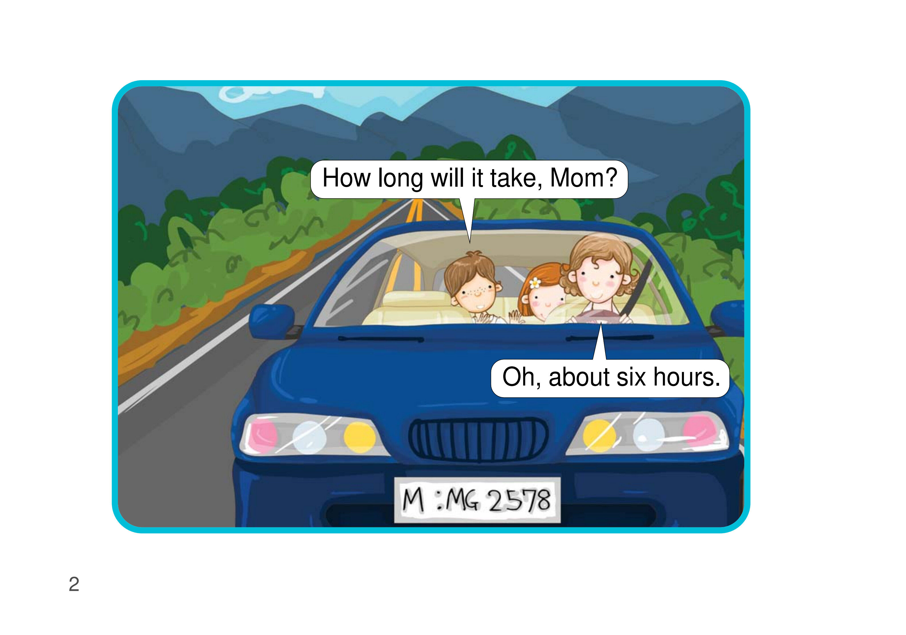 Driving to Disneyland绘本故事第3页