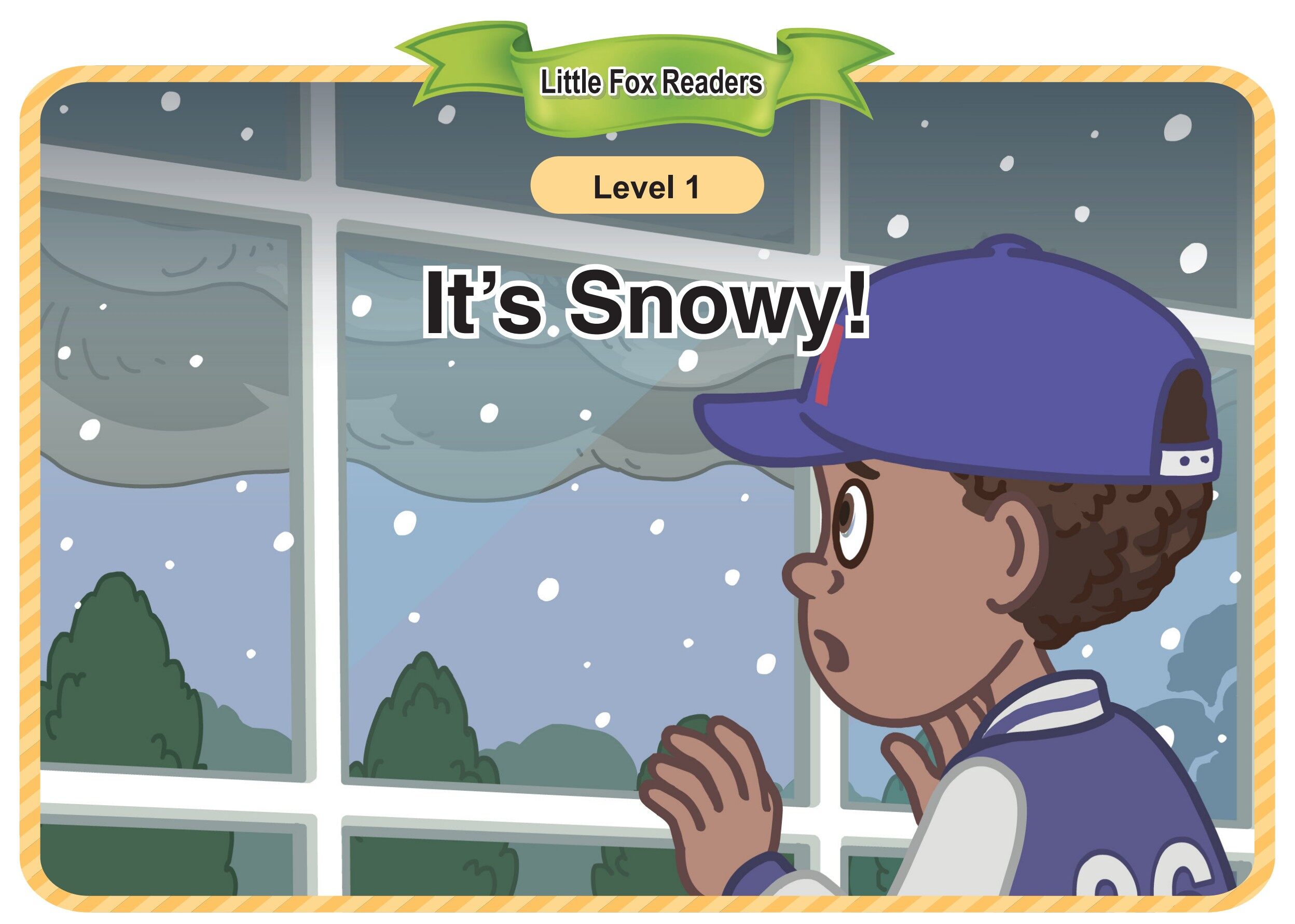 It's Snowy!绘本故事第2页