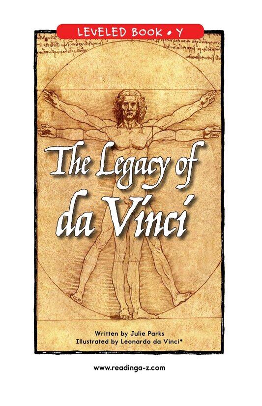 The Legacy of da Vinci绘本故事第2页