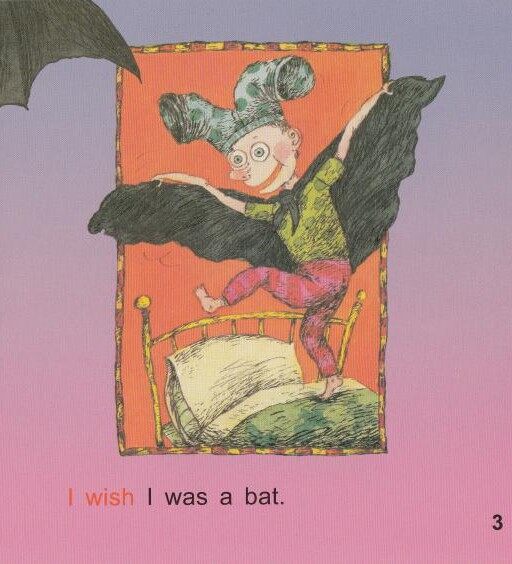 I wish I was a bat绘本故事第4页