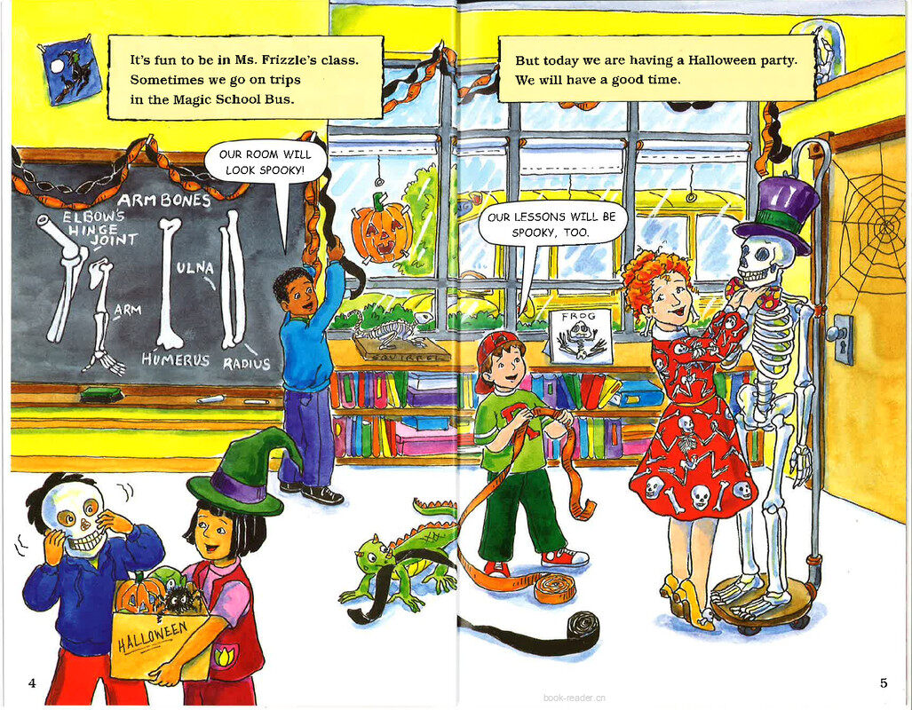 Magic School Bus Fixes a Bone绘本故事第3页
