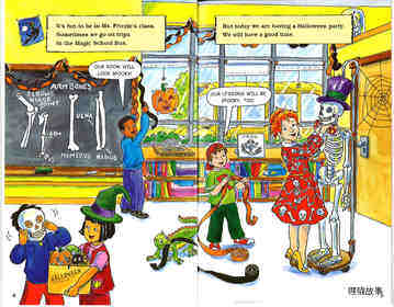 Magic School Bus Fixes a Bone绘本故事第3页