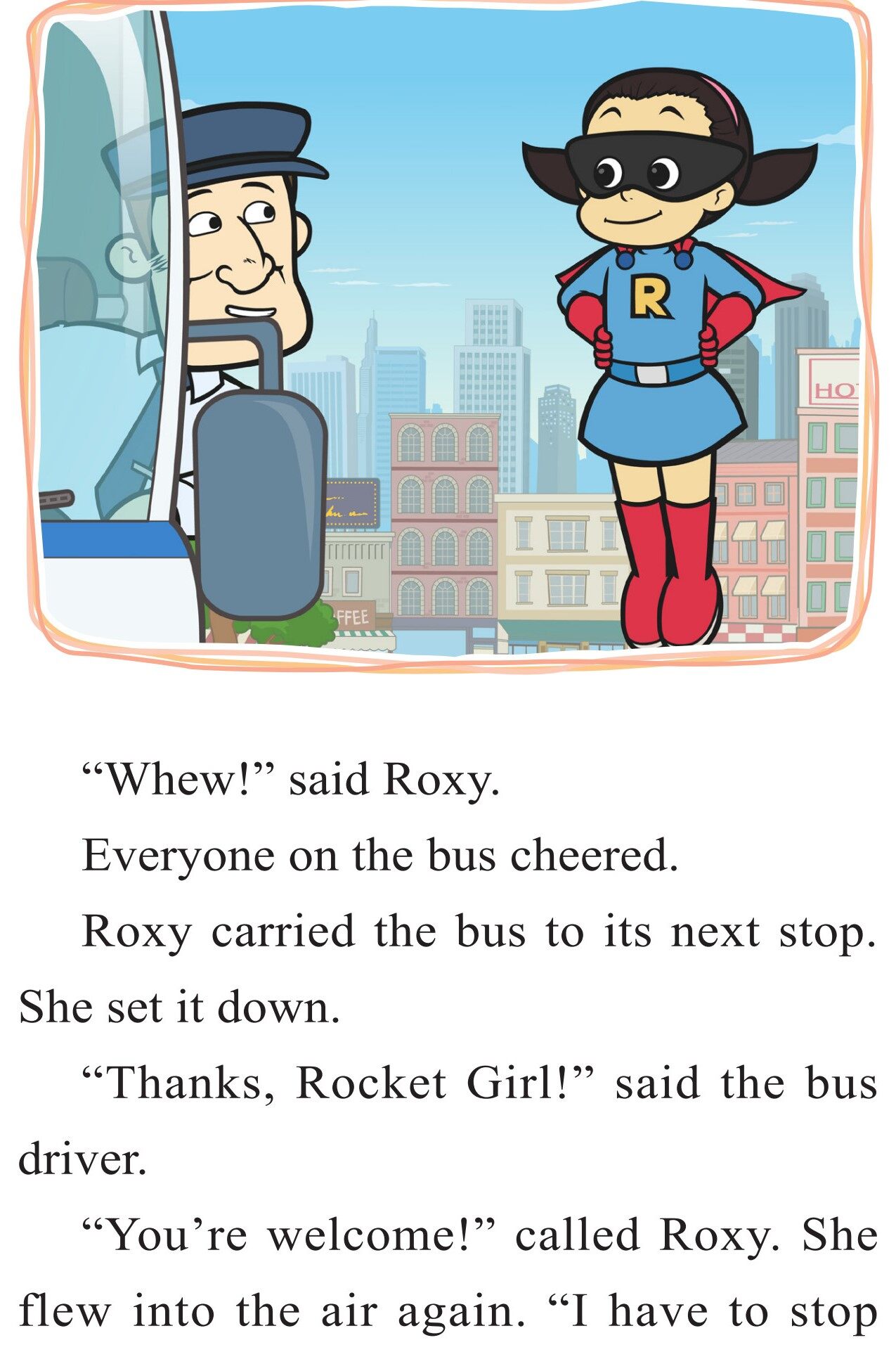 Saved by Rocket Girl绘本故事第4页