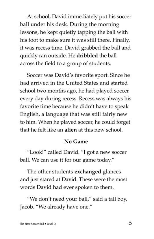 The New Soccer Ball绘本故事第4页