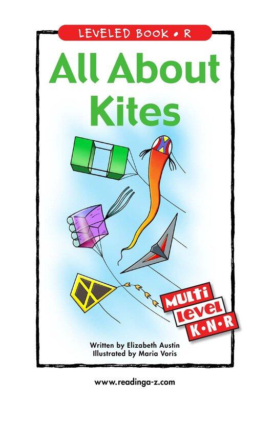 All About Kites绘本故事第2页