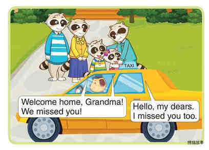 Welcome Home, Grandma!绘本故事第3页