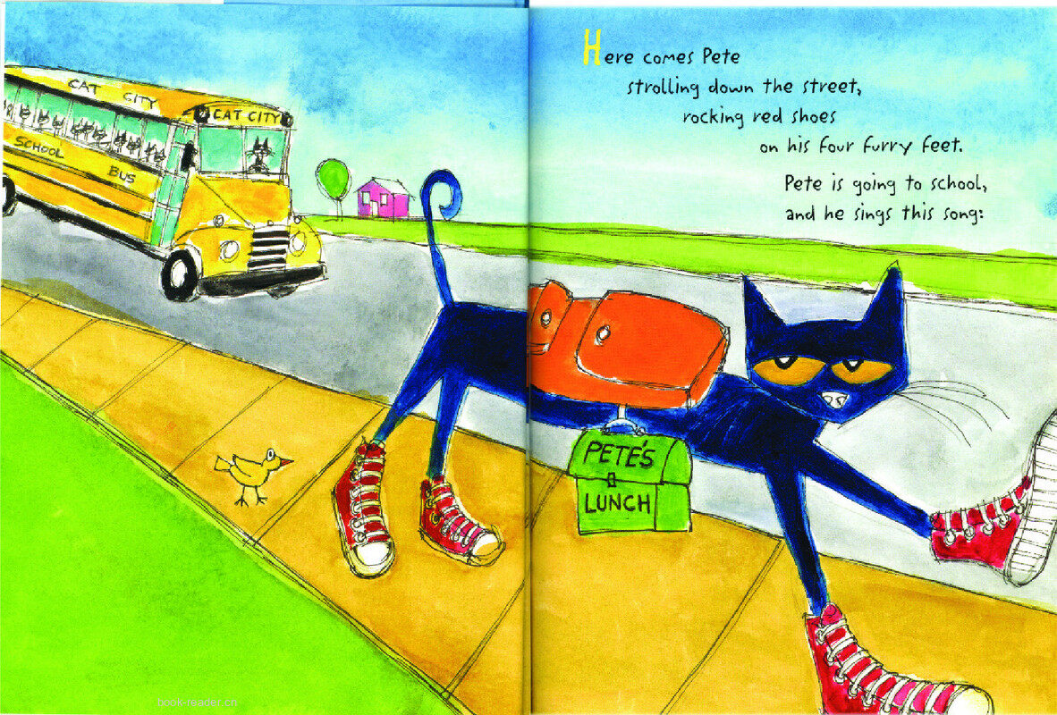 Pete the Cat  Rocking in My School Shoes绘本故事第3页