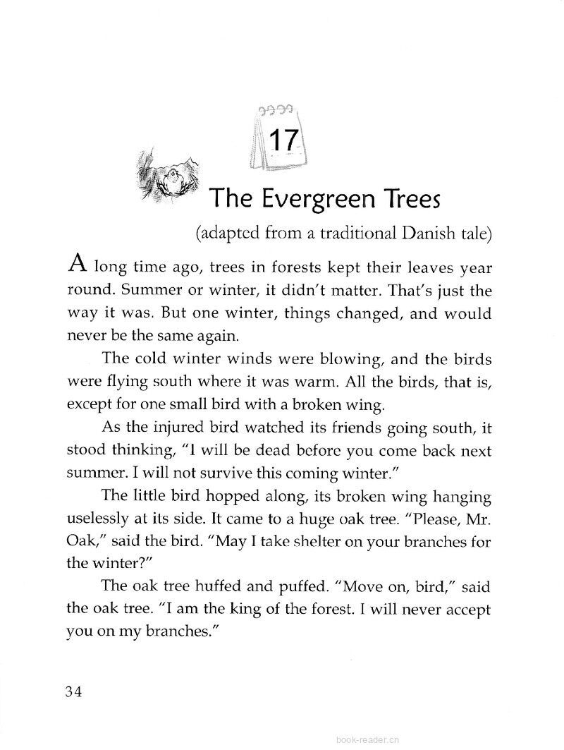 The Evergreen Trees绘本故事第2页