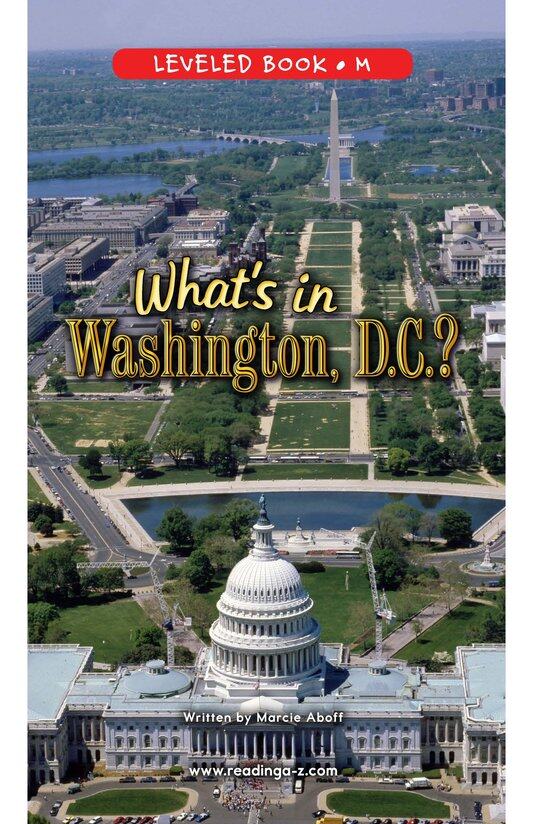 What's in Washington,D.C.绘本故事第2页