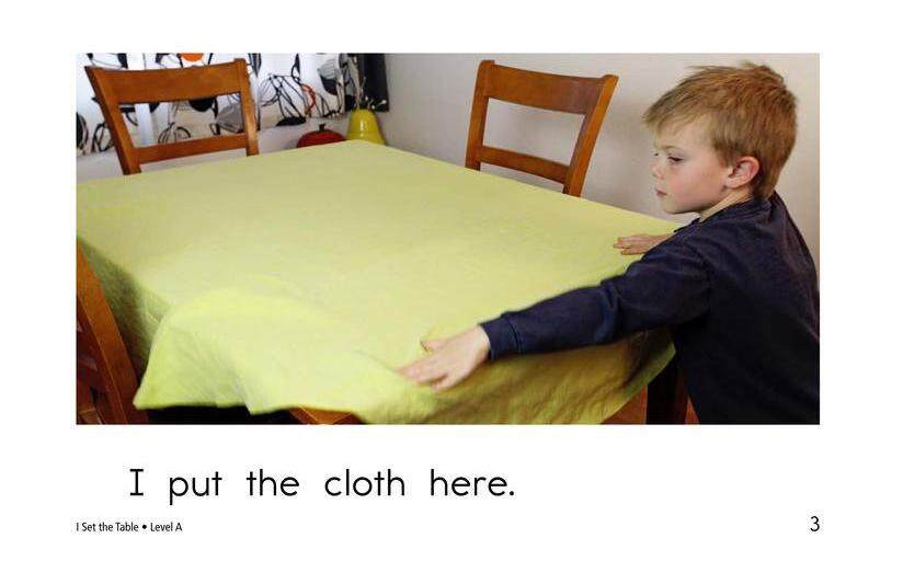 I Set the Table绘本故事第3页