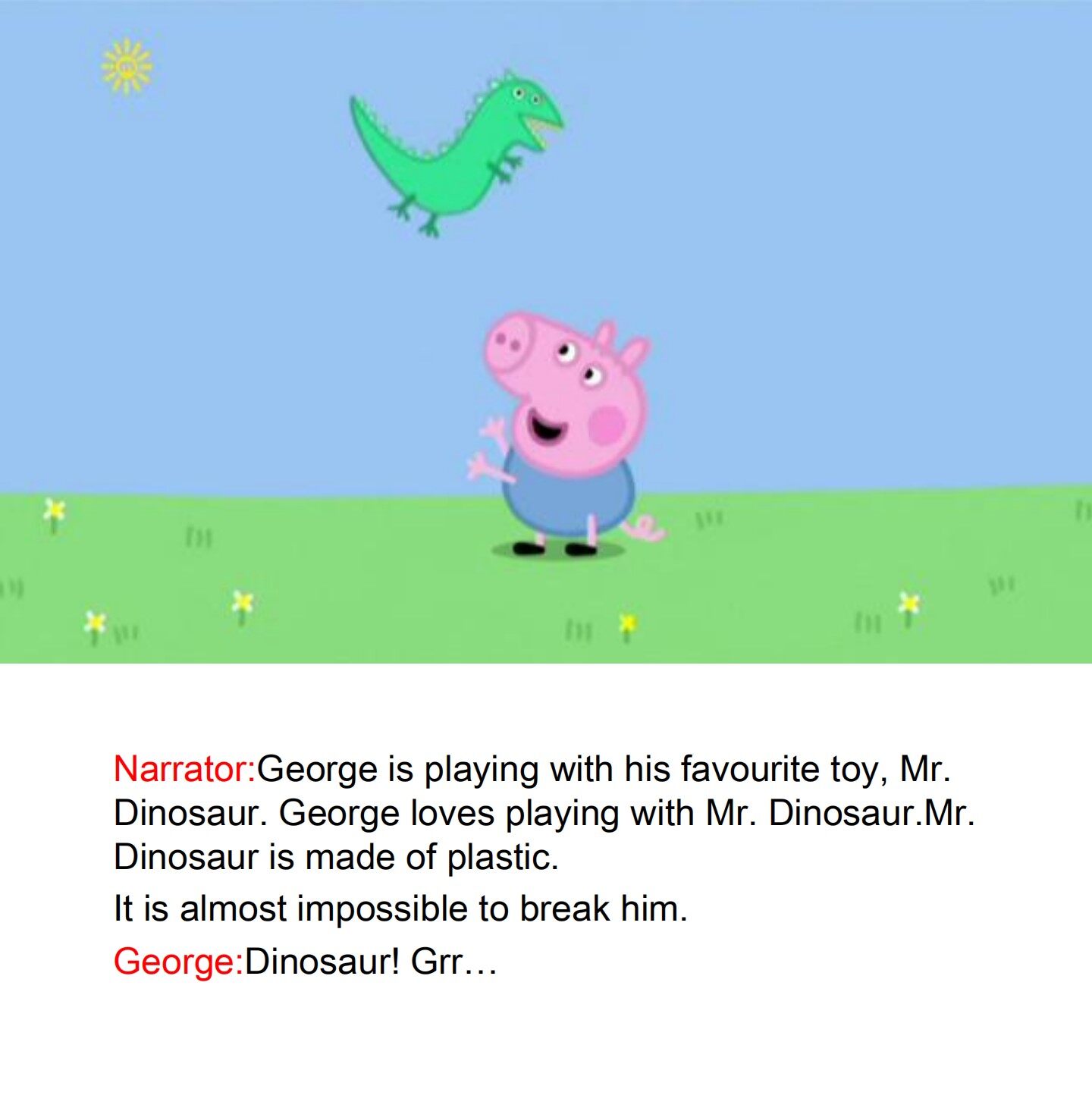 George's New Dinosaur绘本故事第3页